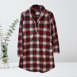 Ralph Lauren Flannel sleep shirt logo super